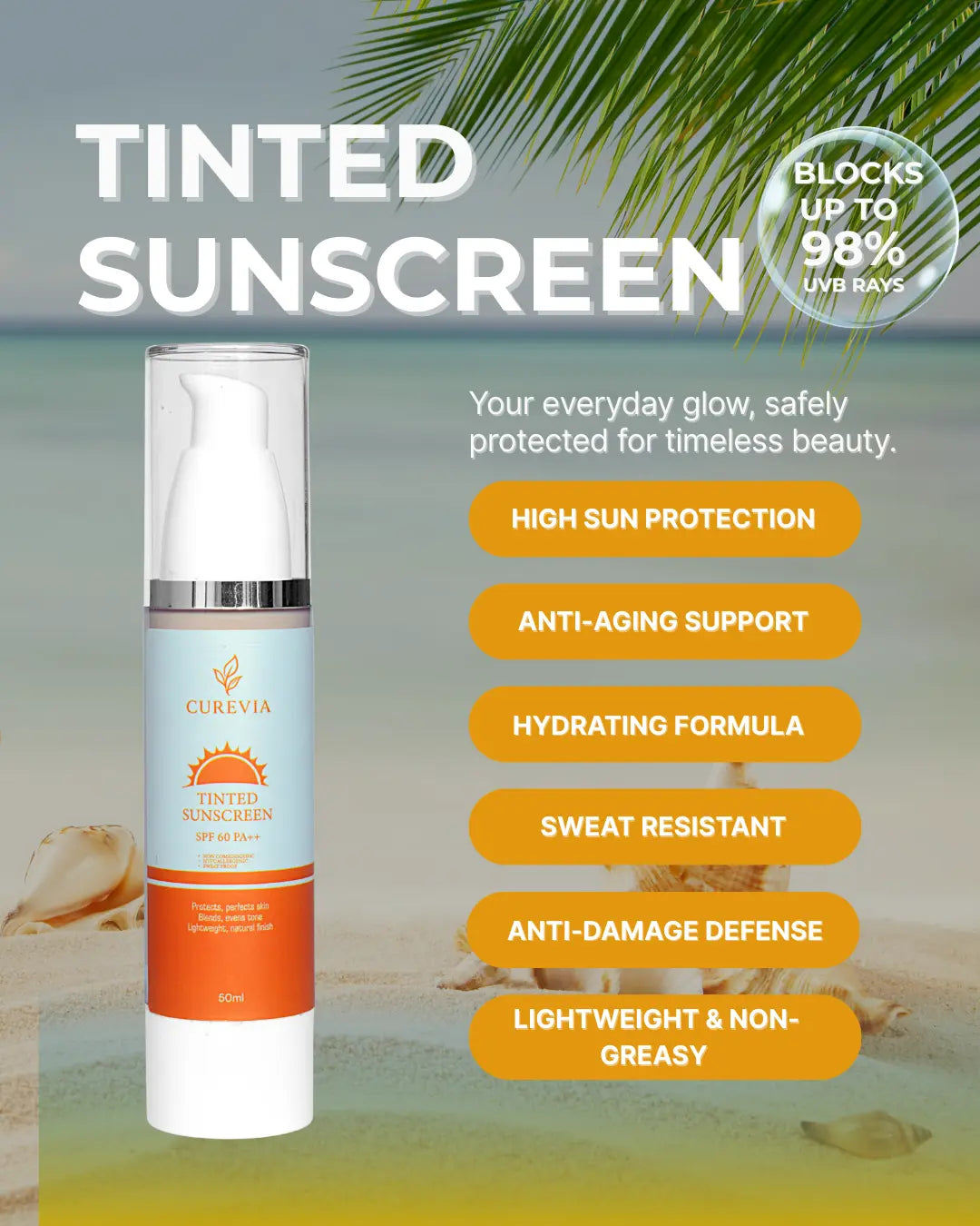 Tinted Sunblock SPF 50